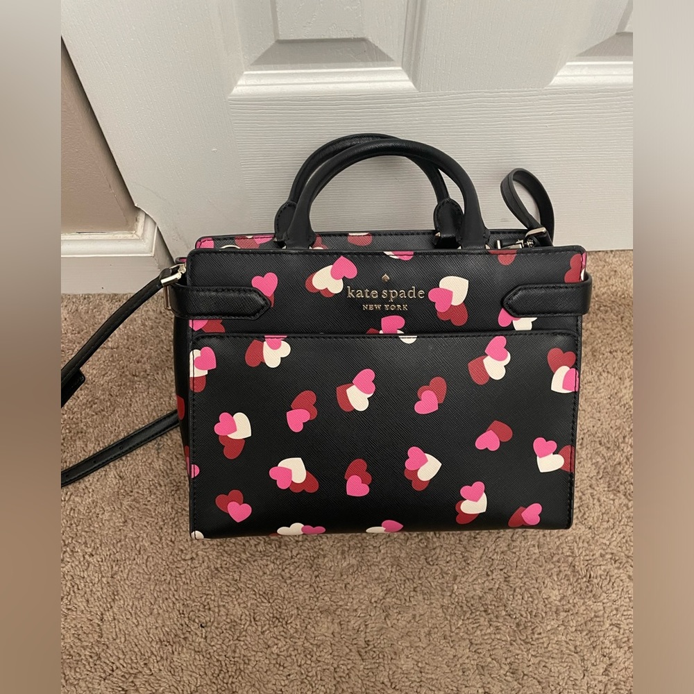 Kate Spade Flutter Hearts Bag! Great condition!
